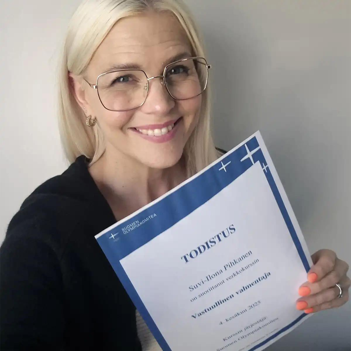 Suvi-Pihkanen-Vastuullinen-valmentaja-diplomi